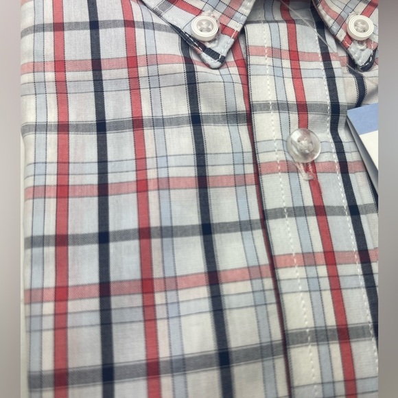 NWT Bella Bliss Button Down Shirt Bayview Check size 7 - Picture 3 of 3